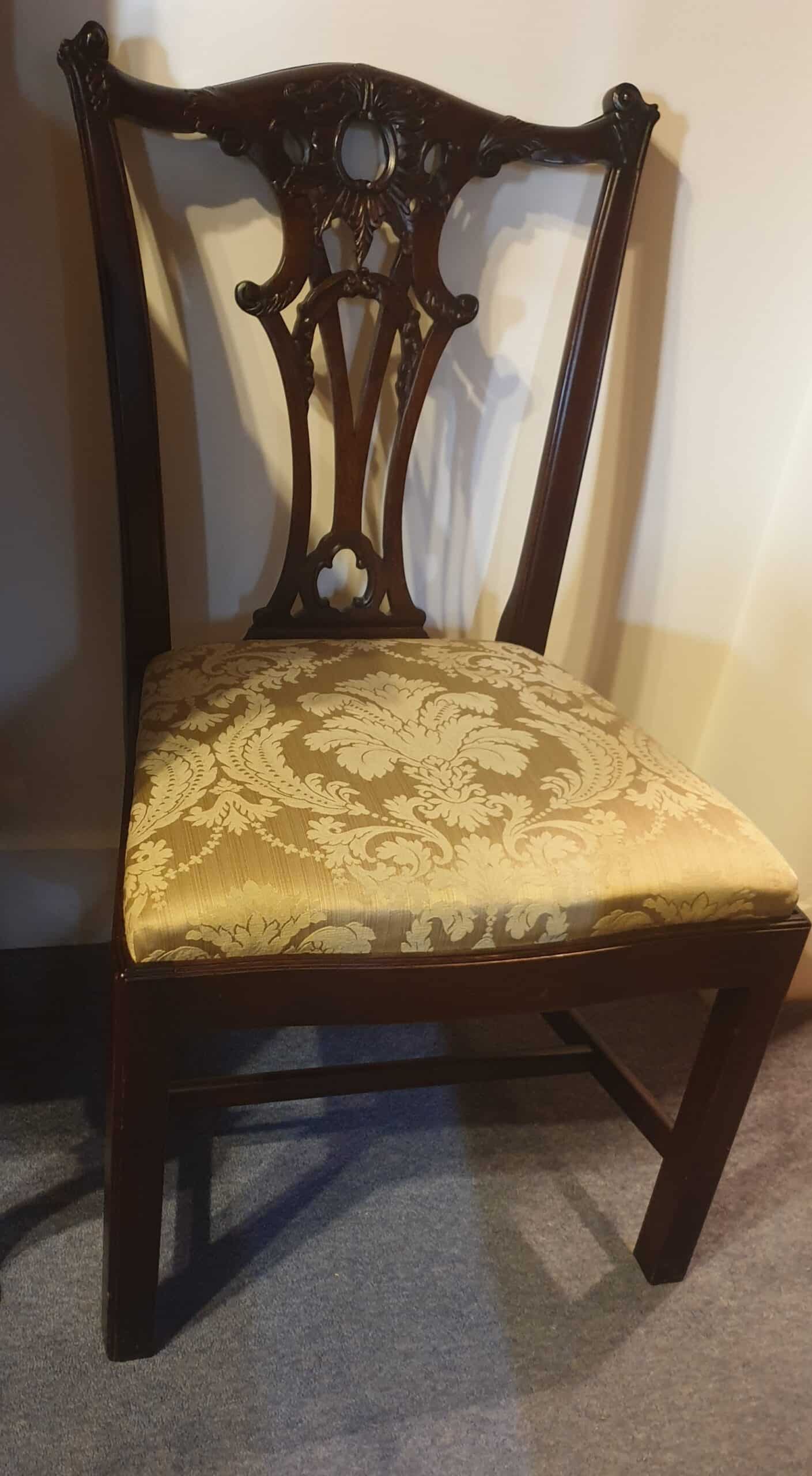 Chipendale chairs (6)